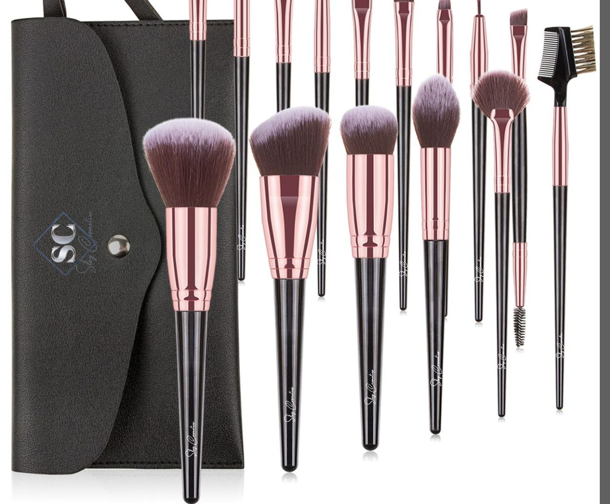 Make up brush set